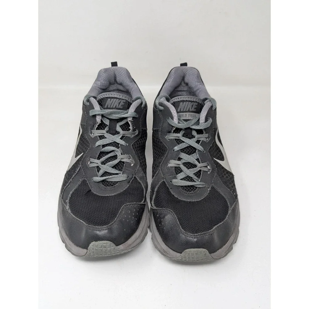 Nike Wild Trail Men's Size 12 US 642833-001 Black Grey Running Sneakers Shoes‎
